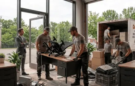 Office junk removal work